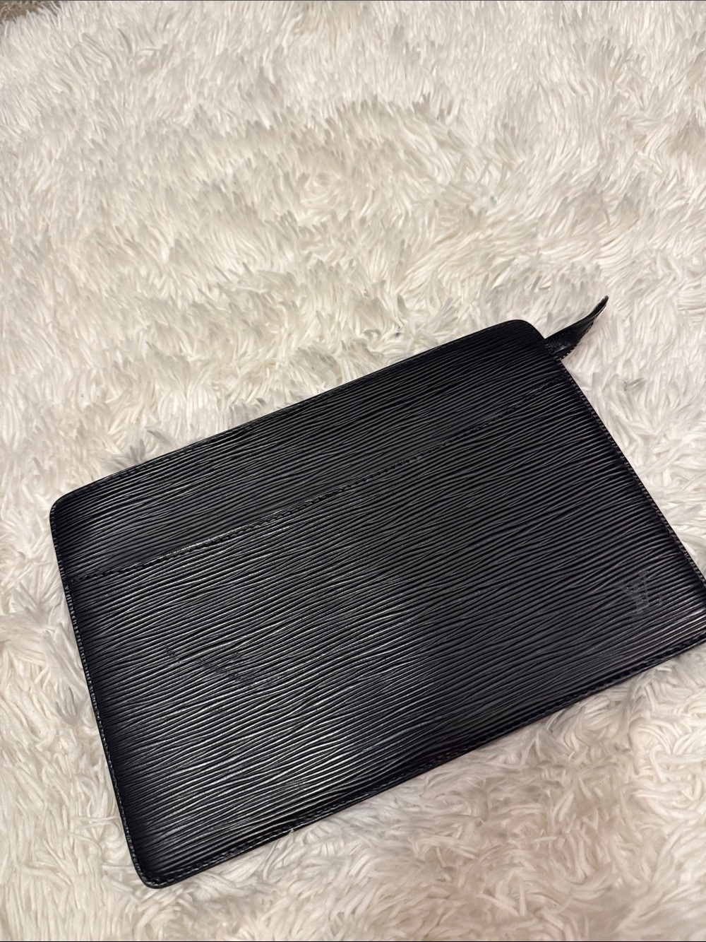 Louis Vuitton Black Epi Leather Toiletry Pouch